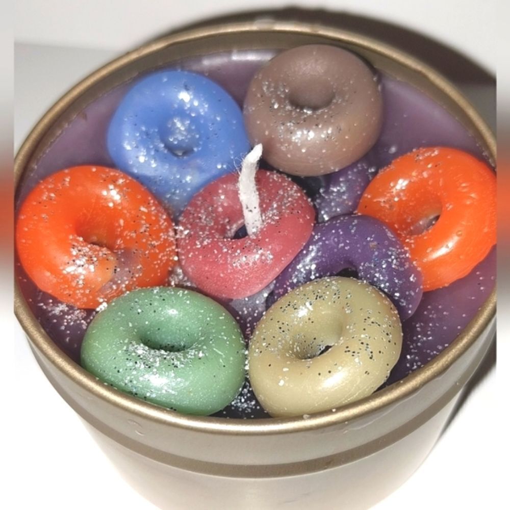 Hand crafted limited edition Moon Latte candle 3oz